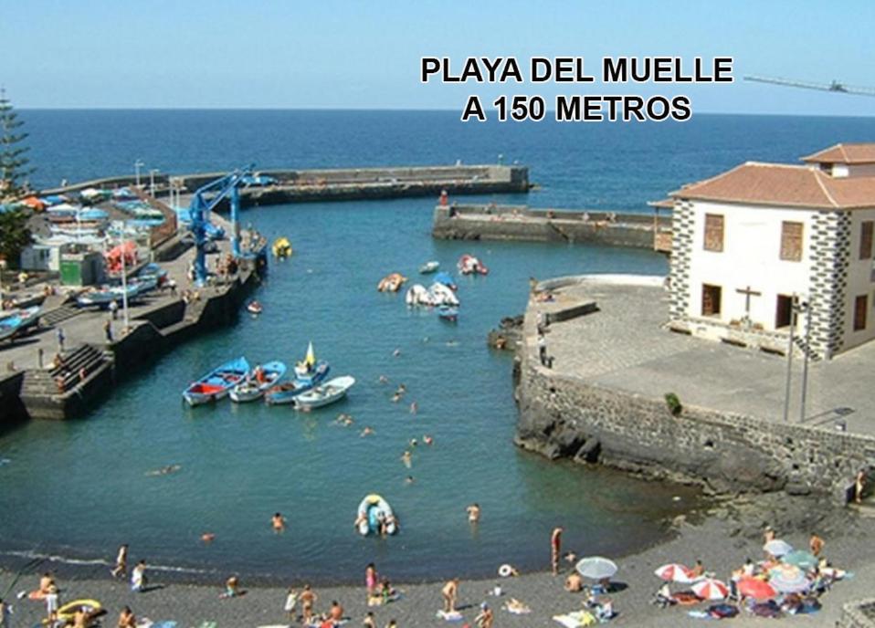 Toplage. Blick. Sauber. Guenstig. Pool. Gepflegt Puerto de la Cruz  Buitenkant foto